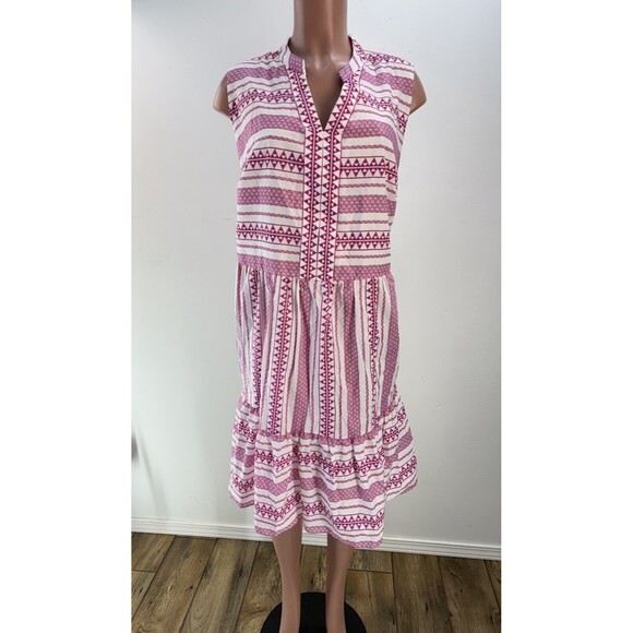 New Signature By Robbie Bee Womens Dress Size 2XL  Pink & White Sleeveless - Picture 1 of 13